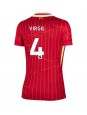 Liverpool Virgil van Dijk #4 Hjemmedrakt Dame 2024-25 Korte ermer